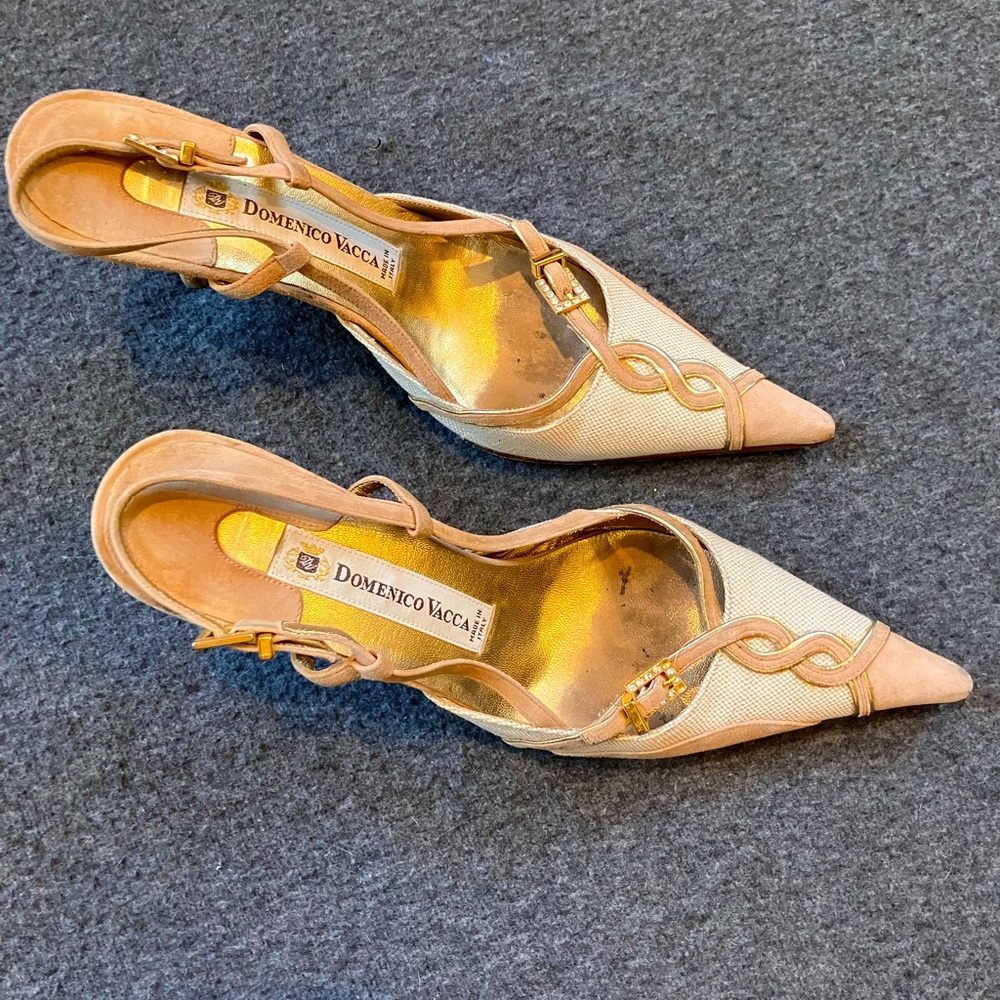 Domenica Vacca pointed toe heels - Picture 2 of 10